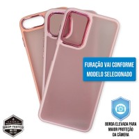 Capa iPhone 16 Plus - Clear Case Fosca Chanel Pink